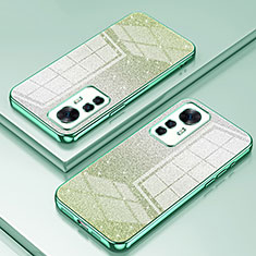 Custodia Silicone Trasparente Ultra Sottile Cover Morbida SY2 per Xiaomi Redmi K50 Ultra 5G Verde
