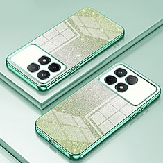 Custodia Silicone Trasparente Ultra Sottile Cover Morbida SY2 per Xiaomi Redmi K70 5G Verde