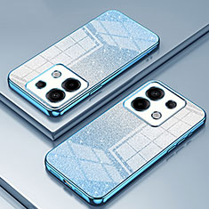 Custodia Silicone Trasparente Ultra Sottile Cover Morbida SY2 per Xiaomi Redmi Note 13 Pro 5G Blu