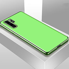 Custodia Silicone Trasparente Ultra Sottile Cover Morbida T01 per Huawei P30 Pro Verde