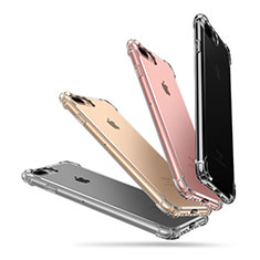 Custodia Silicone Trasparente Ultra Sottile Morbida A10 per Apple iPhone 8 Plus Chiaro