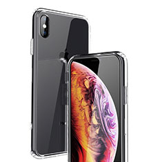 Custodia Silicone Trasparente Ultra Sottile Morbida C21 per Apple iPhone Xs Chiaro