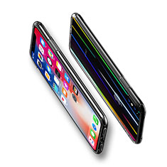 Custodia Silicone Trasparente Ultra Sottile Morbida C24 per Apple iPhone Xs Max Chiaro