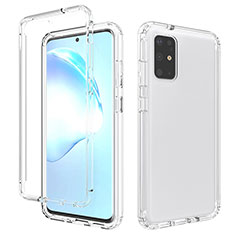 Custodia Silicone Trasparente Ultra Sottile Morbida Cover Fronte e Retro 360 Gradi Sfumato per Samsung Galaxy S20 Plus 5G Chiaro