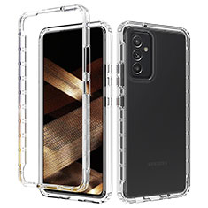 Custodia Silicone Trasparente Ultra Sottile Morbida Cover Fronte e Retro 360 per Samsung Galaxy A15 5G Chiaro