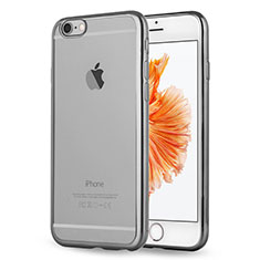 Custodia Silicone Trasparente Ultra Sottile Morbida Cover H17 per Apple iPhone 6S Grigio