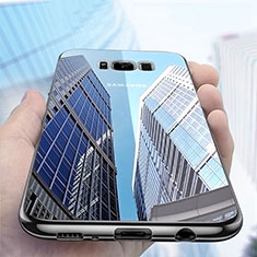 Custodia Silicone Trasparente Ultra Sottile Morbida H06 per Samsung Galaxy S8 Nero