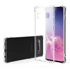 Custodia Silicone Trasparente Ultra Sottile Morbida K02 per Samsung Galaxy S10 5G Chiaro