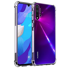 Custodia Silicone Trasparente Ultra Sottile Morbida K04 per Huawei P20 Lite (2019) Chiaro