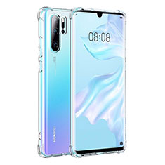 Custodia Silicone Trasparente Ultra Sottile Morbida K04 per Huawei P30 Pro New Edition Chiaro