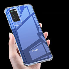 Custodia Silicone Trasparente Ultra Sottile Morbida K05 per Huawei Honor V30 Pro 5G Chiaro