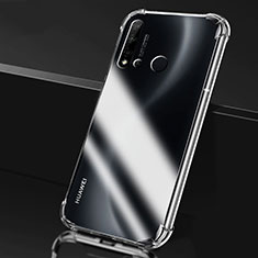Custodia Silicone Trasparente Ultra Sottile Morbida K05 per Huawei Nova 5i Chiaro