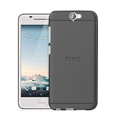 Custodia Silicone Trasparente Ultra Sottile Morbida per HTC One A9 Grigio