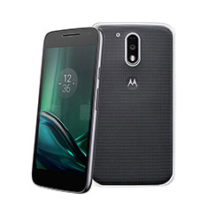 Custodia Silicone Trasparente Ultra Sottile Morbida per Motorola Moto G4 Plus Chiaro
