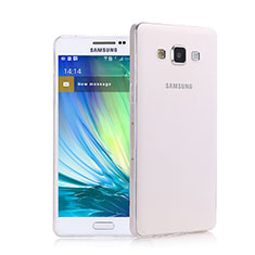 Custodia Silicone Trasparente Ultra Sottile Morbida per Samsung Galaxy A5 Duos SM-500F Chiaro
