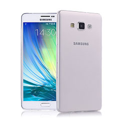 Custodia Silicone Trasparente Ultra Sottile Morbida per Samsung Galaxy A7 Duos SM-A700F A700FD Chiaro
