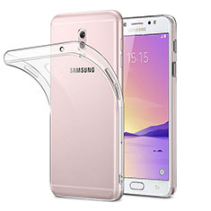 Custodia Silicone Trasparente Ultra Sottile Morbida per Samsung Galaxy C7 (2017) Chiaro