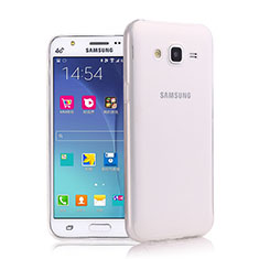Custodia Silicone Trasparente Ultra Sottile Morbida per Samsung Galaxy J7 SM-J700F J700H Chiaro