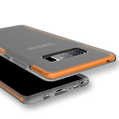 Custodia Silicone Trasparente Ultra Sottile Morbida per Samsung Galaxy Note 8 Arancione