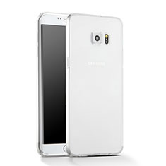 Custodia Silicone Trasparente Ultra Sottile Morbida per Samsung Galaxy S6 Edge SM-G925 Chiaro