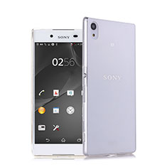 Custodia Silicone Trasparente Ultra Sottile Morbida per Sony Xperia Z5 Chiaro
