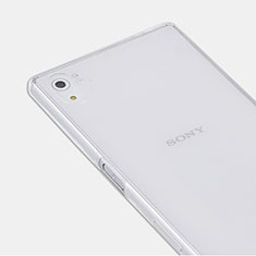 Custodia Silicone Trasparente Ultra Sottile Morbida per Sony Xperia Z5 Premium Chiaro