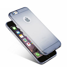 Custodia Silicone Trasparente Ultra Sottile Morbida Sfumato per Apple iPhone 6 Blu
