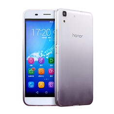 Custodia Silicone Trasparente Ultra Sottile Morbida Sfumato per Huawei Honor 4A Grigio