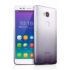 Custodia Silicone Trasparente Ultra Sottile Morbida Sfumato per Huawei Honor Play 5X Grigio