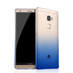Custodia Silicone Trasparente Ultra Sottile Morbida Sfumato per Huawei Mate S Blu