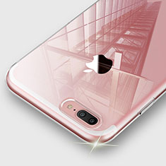 Custodia Silicone Trasparente Ultra Sottile Morbida T02 per Apple iPhone 7 Plus Chiaro