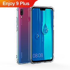 Custodia Silicone Trasparente Ultra Sottile Morbida T02 per Huawei Enjoy 9 Plus Chiaro