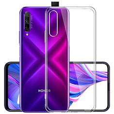 Custodia Silicone Trasparente Ultra Sottile Morbida T02 per Huawei P Smart Pro (2019) Chiaro