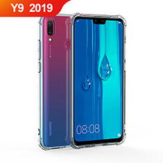 Custodia Silicone Trasparente Ultra Sottile Morbida T02 per Huawei Y9 (2019) Chiaro