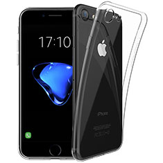 Custodia Silicone Trasparente Ultra Sottile Morbida T03 per Apple iPhone 8 Chiaro