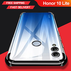 Custodia Silicone Trasparente Ultra Sottile Morbida T04 per Huawei Honor 10 Lite Chiaro