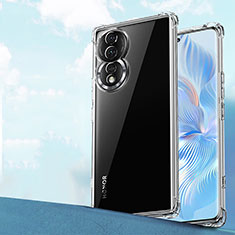 Custodia Silicone Trasparente Ultra Sottile Morbida T04 per Huawei Honor 80 5G Chiaro
