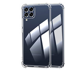 Custodia Silicone Trasparente Ultra Sottile Morbida T04 per Samsung Galaxy M53 5G Chiaro