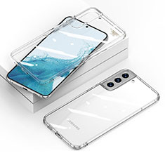 Custodia Silicone Trasparente Ultra Sottile Morbida T04 per Samsung Galaxy S23 5G Chiaro