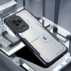 Custodia Silicone Trasparente Ultra Sottile Morbida T04 per Xiaomi Black Shark 5 Pro 5G Nero