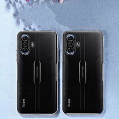 Custodia Silicone Trasparente Ultra Sottile Morbida T04 per Xiaomi Poco F3 GT 5G Chiaro