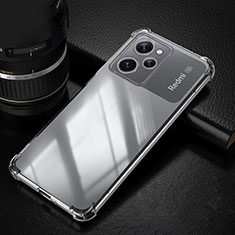 Custodia Silicone Trasparente Ultra Sottile Morbida T04 per Xiaomi Poco X5 Pro 5G Chiaro