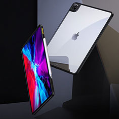 Custodia Silicone Trasparente Ultra Sottile Morbida T05 per Apple iPad Pro 11 (2021) Nero