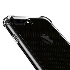 Custodia Silicone Trasparente Ultra Sottile Morbida T06 per Apple iPhone 7 Plus Chiaro