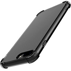 Custodia Silicone Trasparente Ultra Sottile Morbida T06 per Apple iPhone 8 Plus Grigio