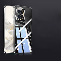 Custodia Silicone Trasparente Ultra Sottile Morbida T06 per Huawei Honor 100 5G Nero
