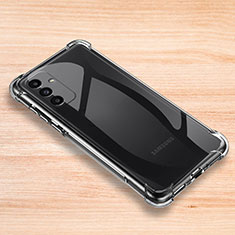 Custodia Silicone Trasparente Ultra Sottile Morbida T06 per Samsung Galaxy A15 LTE Chiaro