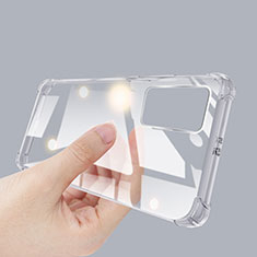 Custodia Silicone Trasparente Ultra Sottile Morbida T06 per Samsung Galaxy A52 4G Chiaro