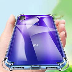 Custodia Silicone Trasparente Ultra Sottile Morbida T06 per Xiaomi Mi Play 4G Chiaro