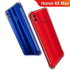 Custodia Silicone Trasparente Ultra Sottile Morbida T07 per Huawei Honor 8X Max Chiaro